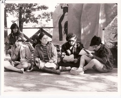 Campers perform a skit during the Olympics 1967 4.jpg
