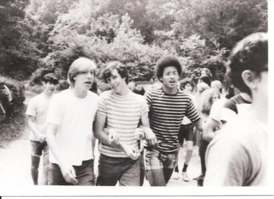 Campers walking to the diningroom 1968 1.jpg
