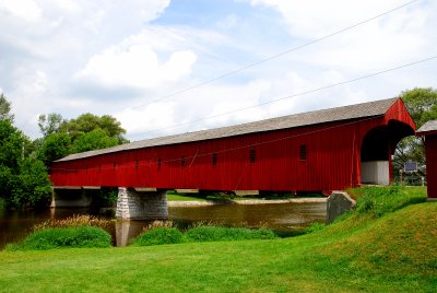 Covered Bridge at West Montrose Ontario (1881)