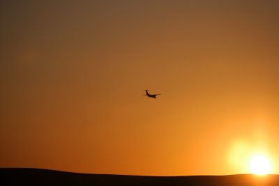 Flying into the Sunset, Stockton (Australia)