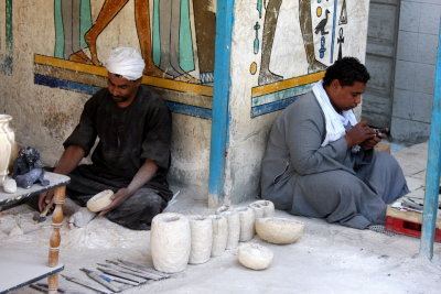 Workers at Alabaster Factory, Luxor