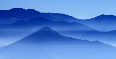 Low Tatras in blue