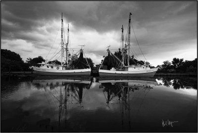 Storm rising on Bayou Petit Caillou