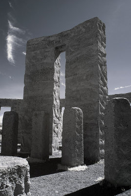 Stonehenge, Washington in Infrared