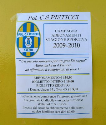 Pisticci football club