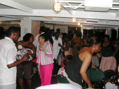 Dance floor on the Boat Ride