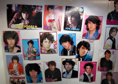 Ciara's Jonas Brothers ceiling