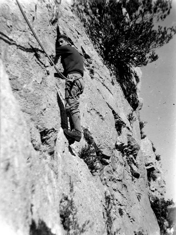 1960 Dalle de la Verte lors de son ouverture. Pques  Sesto avec Herv