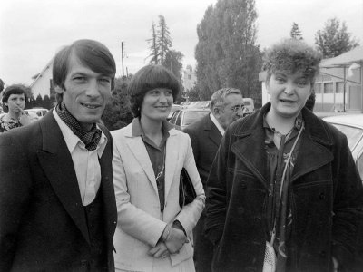 Guy, Sonia son pouse et Marie-Christine Silvie au mariage de Dominique Duaso en 1979