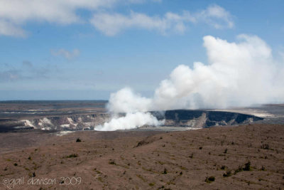 The Big Island: active volcano