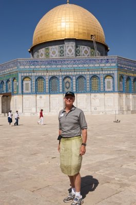 327-Modest attire required at Dome of the Rock.JPG