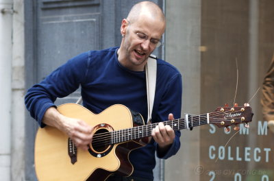 Busking in beautiful Antwerpen