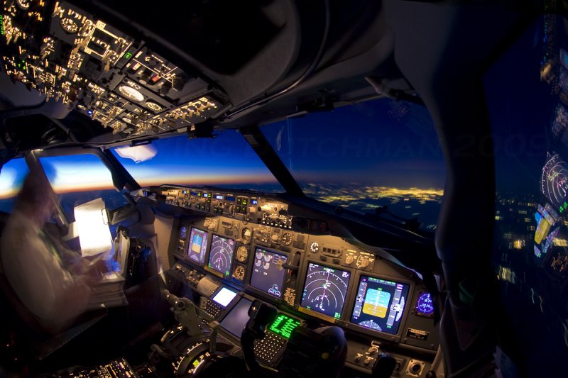 Nightflight over Spain