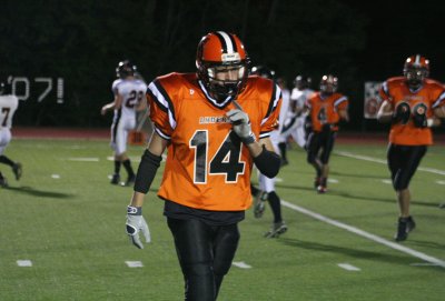 adam heads for the sideline