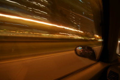 Zipping by