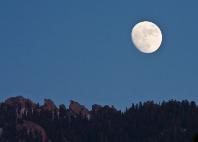 Moon Over Draper Ridge