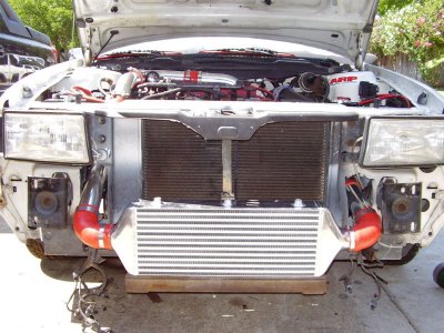 Some more pics of my intercooler and after a good wash, my car's been needing it bad.