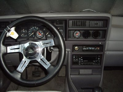 Interior- (steering wheel button is for 2 stage boost controller)