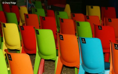 9599- coloured chairs