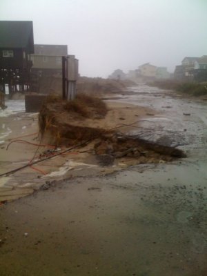 East Seagull Drive, NagsHead, NC.-looking south