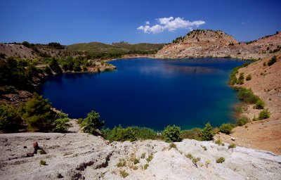 LAKE  IN  PROKOPI ...