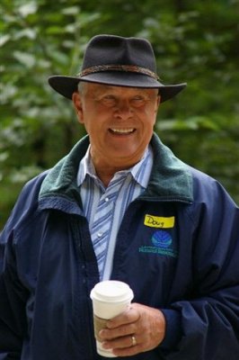 Commissioner of Public Lands Doug Sutherland was the first VIP at the site