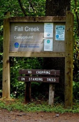 Fall Creek Sign