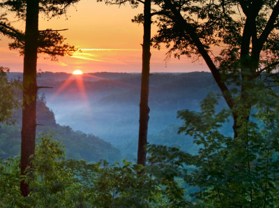 Sunrise at the Snell Overlook
