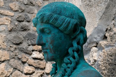 Bronze Statue at Pompeii