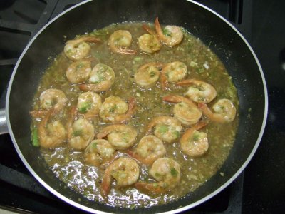 Stir-fried Shrimp with Spicy Orange Sauce