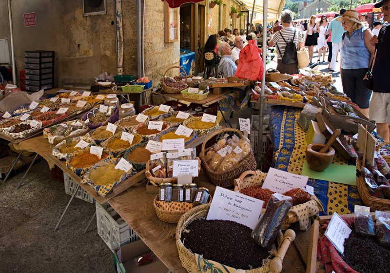 Spices, Market, St. Cyprien (6/29/08)