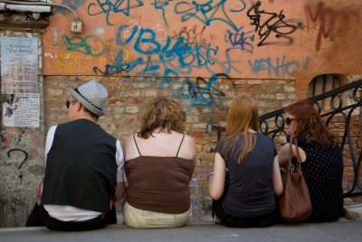 Resting Tourists