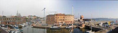 Stralsund harbour - from foggy to sunny