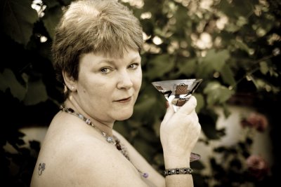 shoulders and a martini.....well it is friday!!