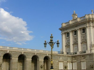 corner of the inner courtyard, palacio real