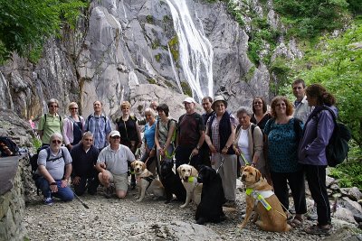 Group in Front of Falls 02