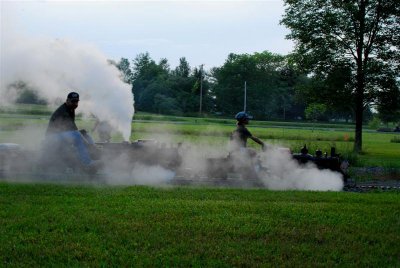 steam at the Finger Lakes Live Steamers