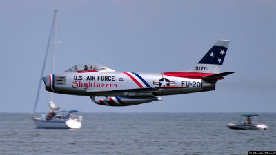 Dale Snort Snodgrass - daredevil in his F-86