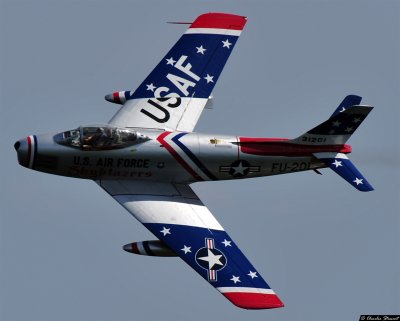 Dale Snort Snodgrass - daredevil in his F-86