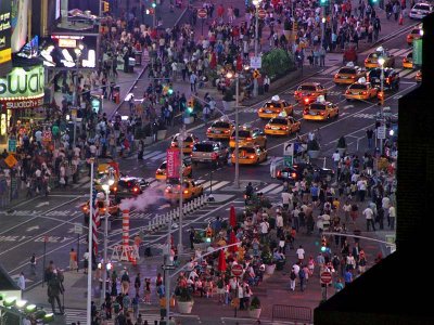 Times Square at night