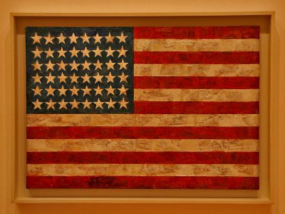 Jasper Johns : Flag - 1954