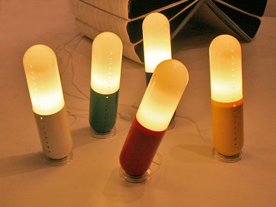  Casati & Ponsio : Pillola Lamps - 1968