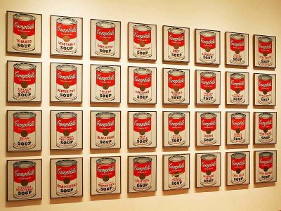 Andy Warhol : Campbells Soup Cans - 1962