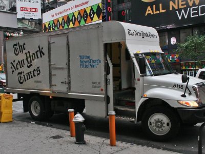 The New York Times Truck