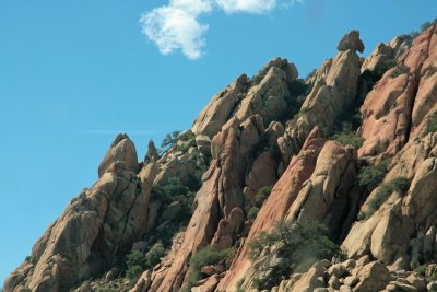 Rock formation near Benson