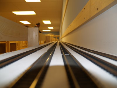 Track-view of 100' long storage track.