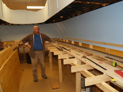 The layout owner Dave, after seeing what they did. He did laugh a few momenst after this picture though.