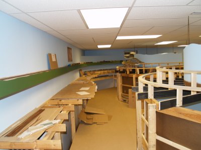 Another view of the main aisle of the upper deck.
