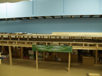 View showign control panel for hidden staging yard.