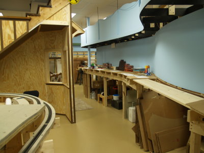 View of the dispatchers booth an TV Town.